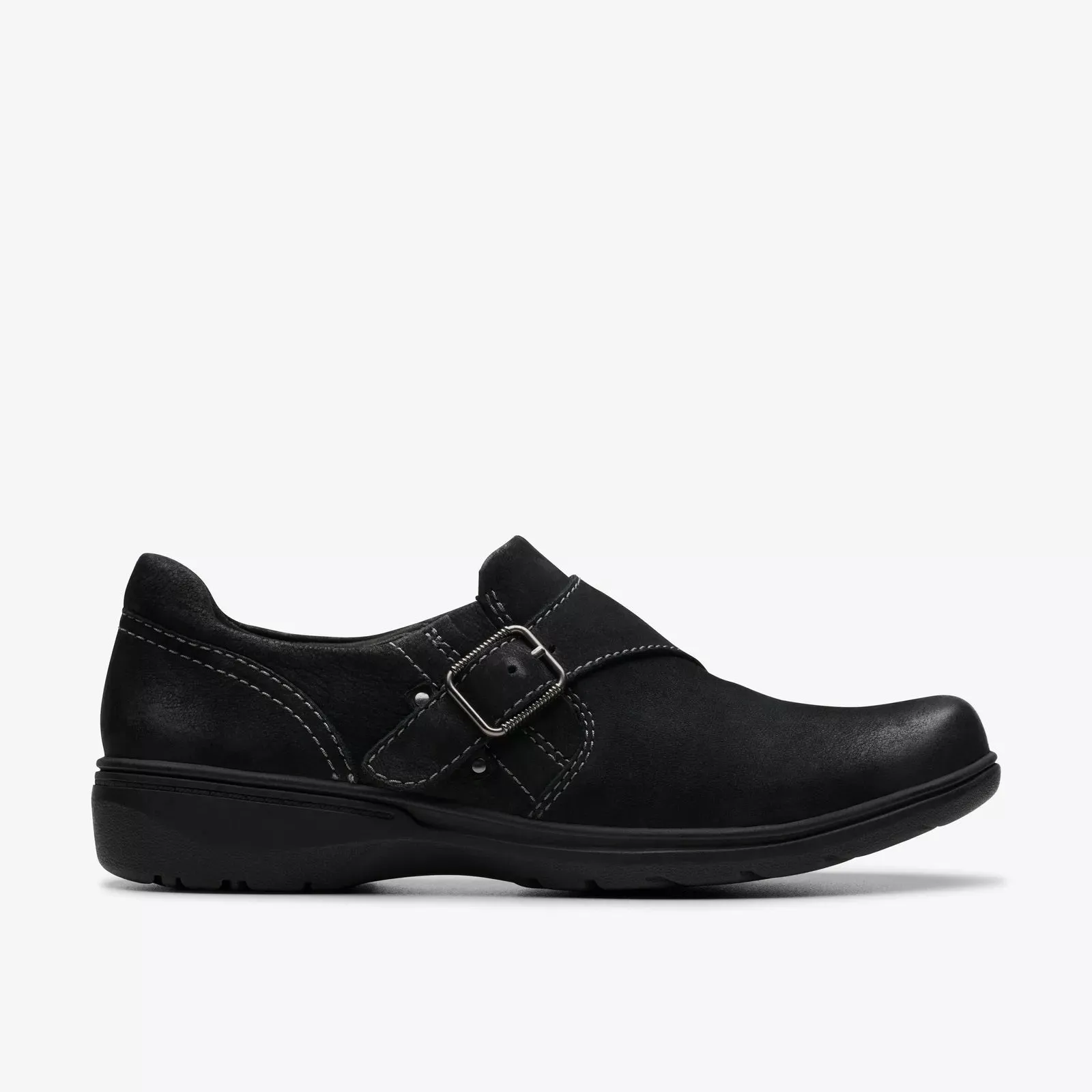 Clarks Womens Carleigh Jazz Black Nubuck 26179504