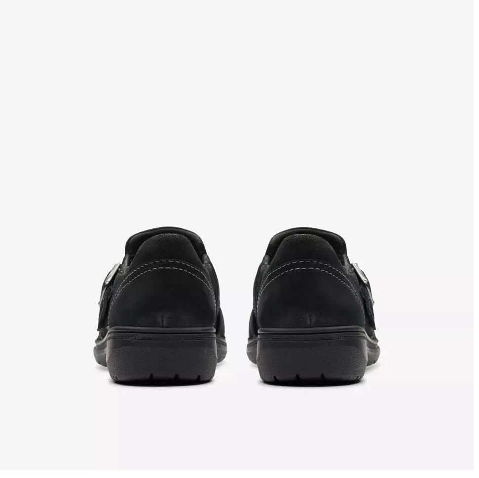 Clarks Womens Carleigh Jazz Black Nubuck 26179504