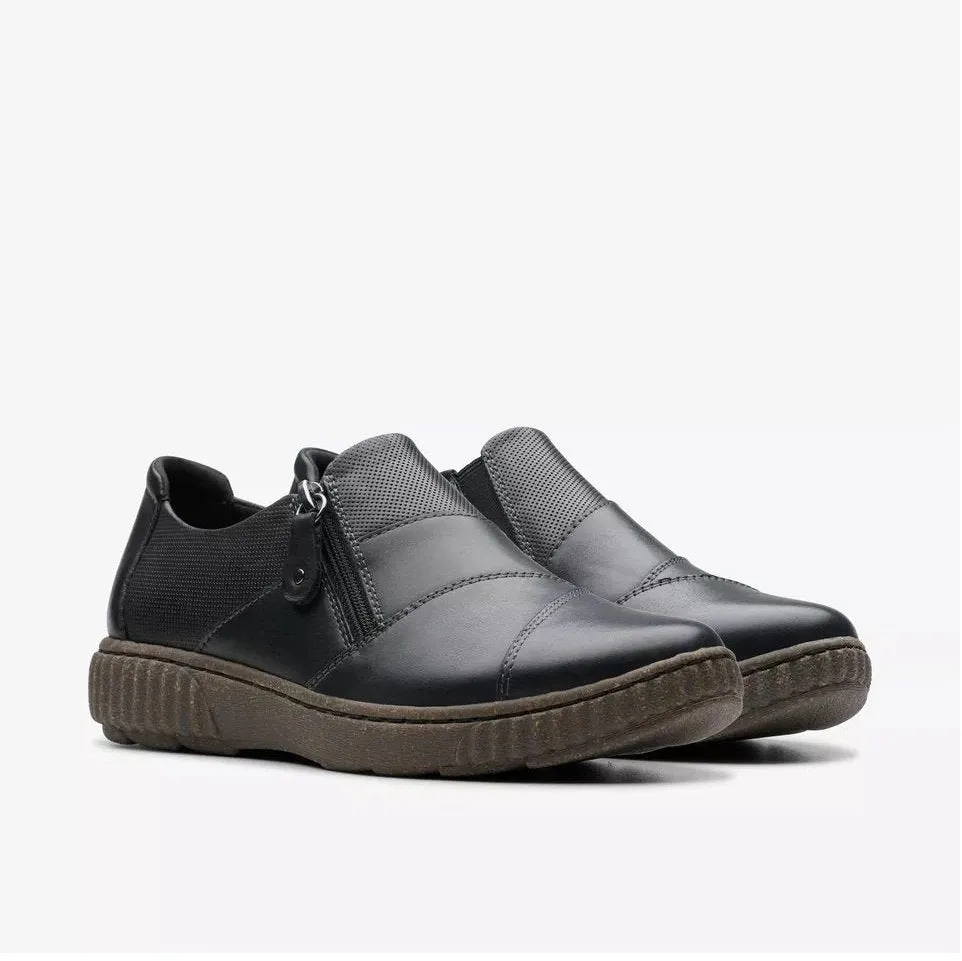 Clarks Women's Caroline Grace Black Leather 26177053