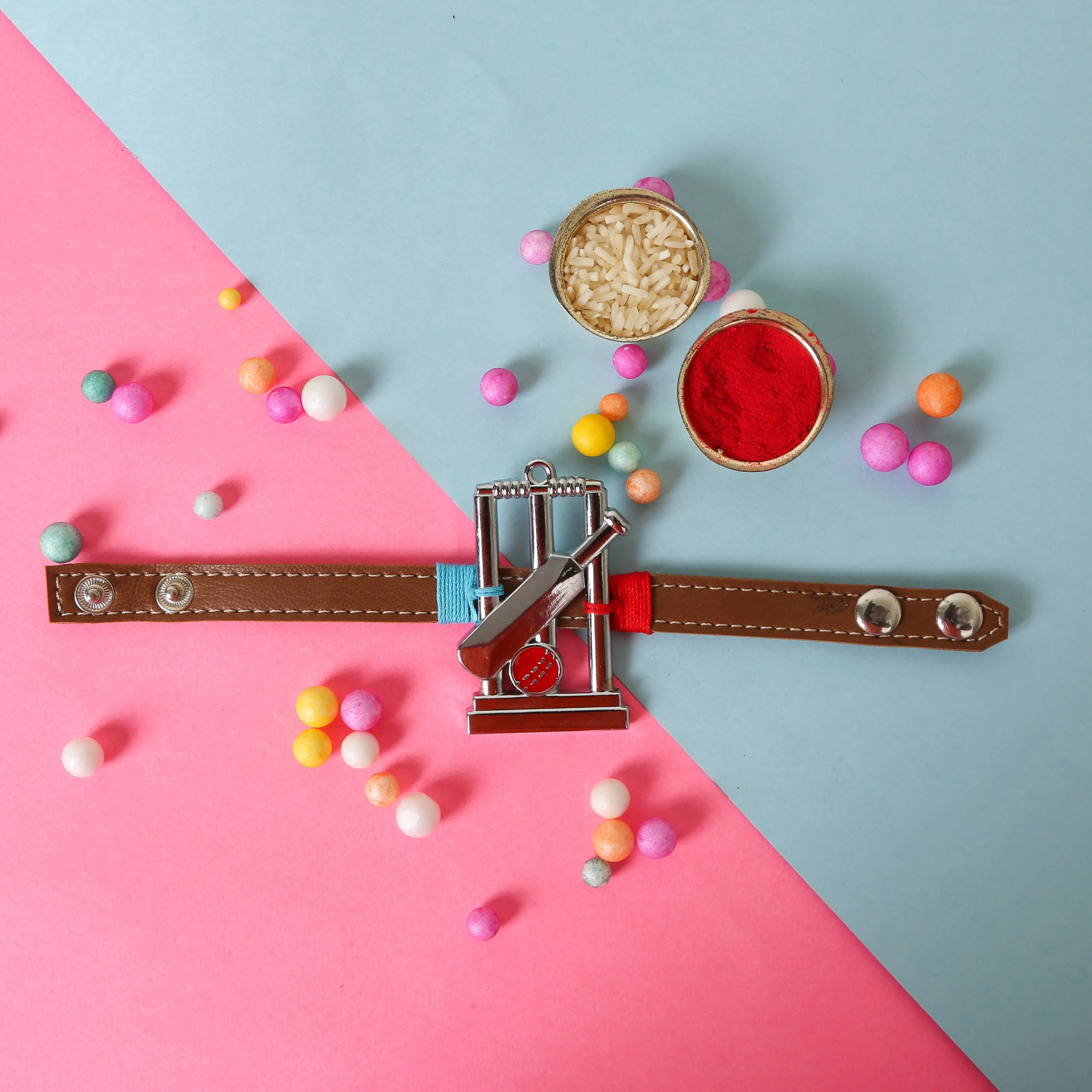 Cricket fan stylish Rakhi Band USA ( free shipping )