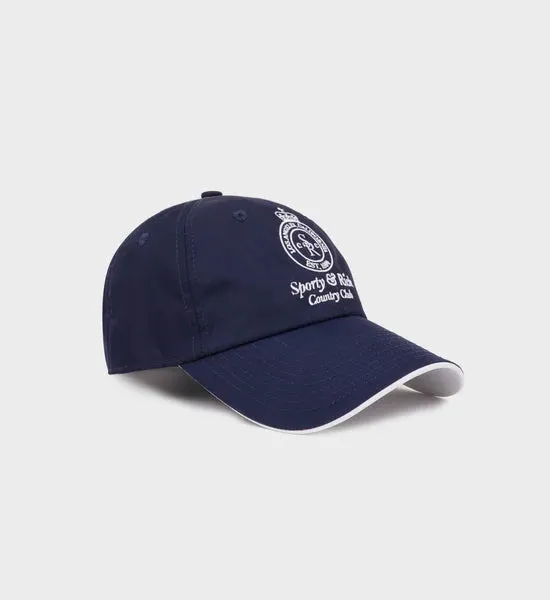 Crown Logo Nylon Hat - Navy
