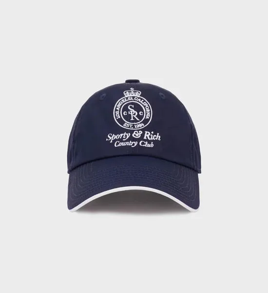 Crown Logo Nylon Hat - Navy