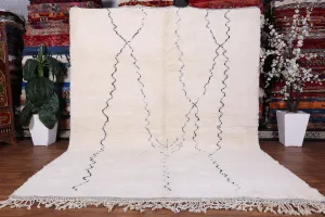 Custom Moroccan carpet - All wool beni ourain rug - Berber rug