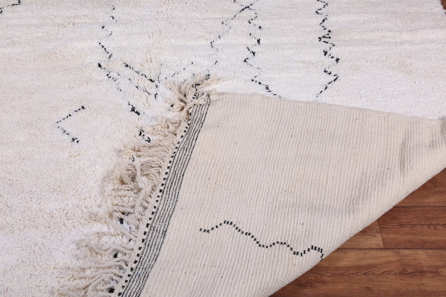 Custom Moroccan carpet - All wool beni ourain rug - Berber rug
