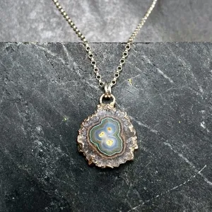 Dainty Stalactite Slice Necklace