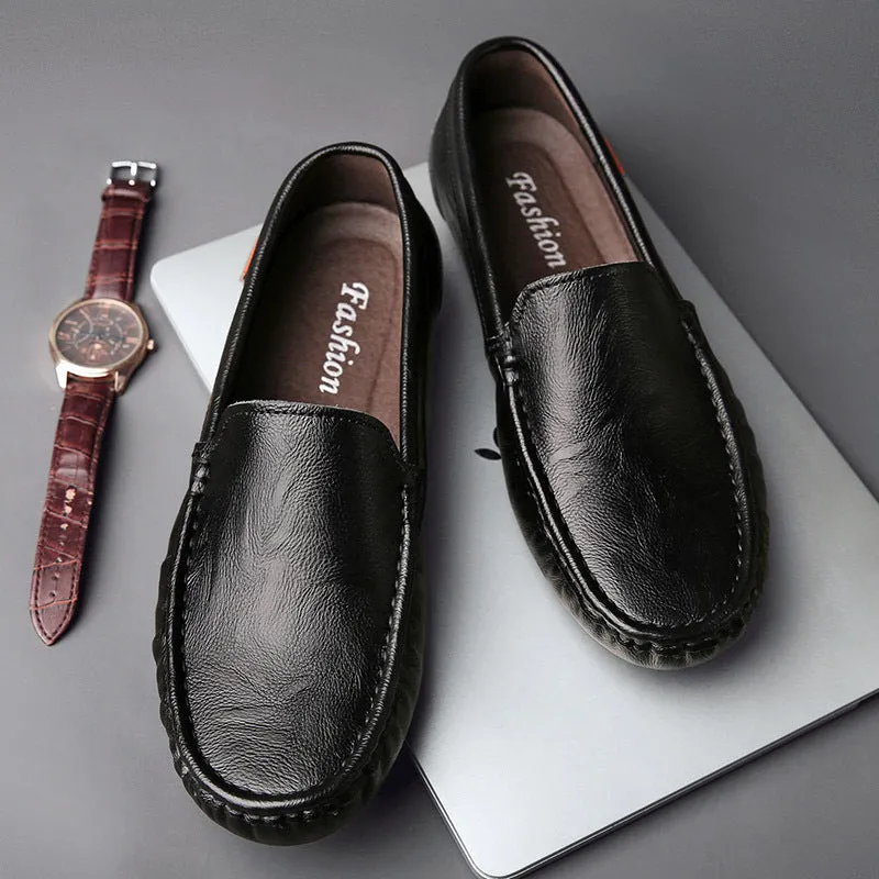 Designer leather loafers in British style Loafers