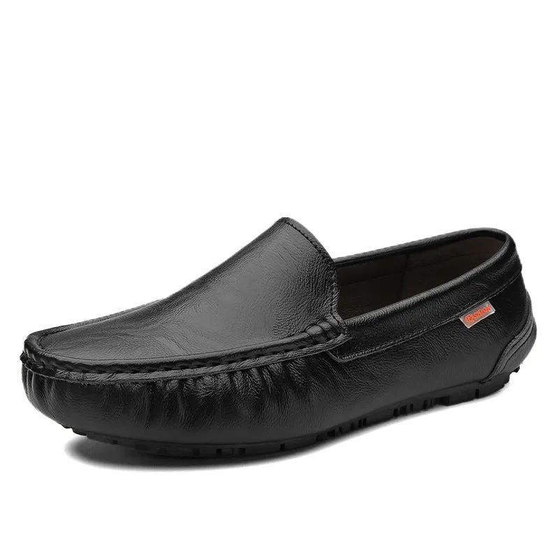 Designer leather loafers in British style Loafers
