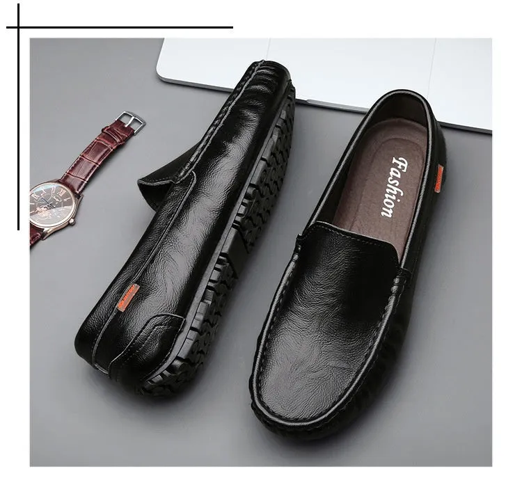 Designer leather loafers in British style Loafers