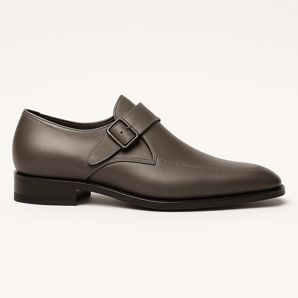 Domoir | Elegant Monkstrap Leather Shoes