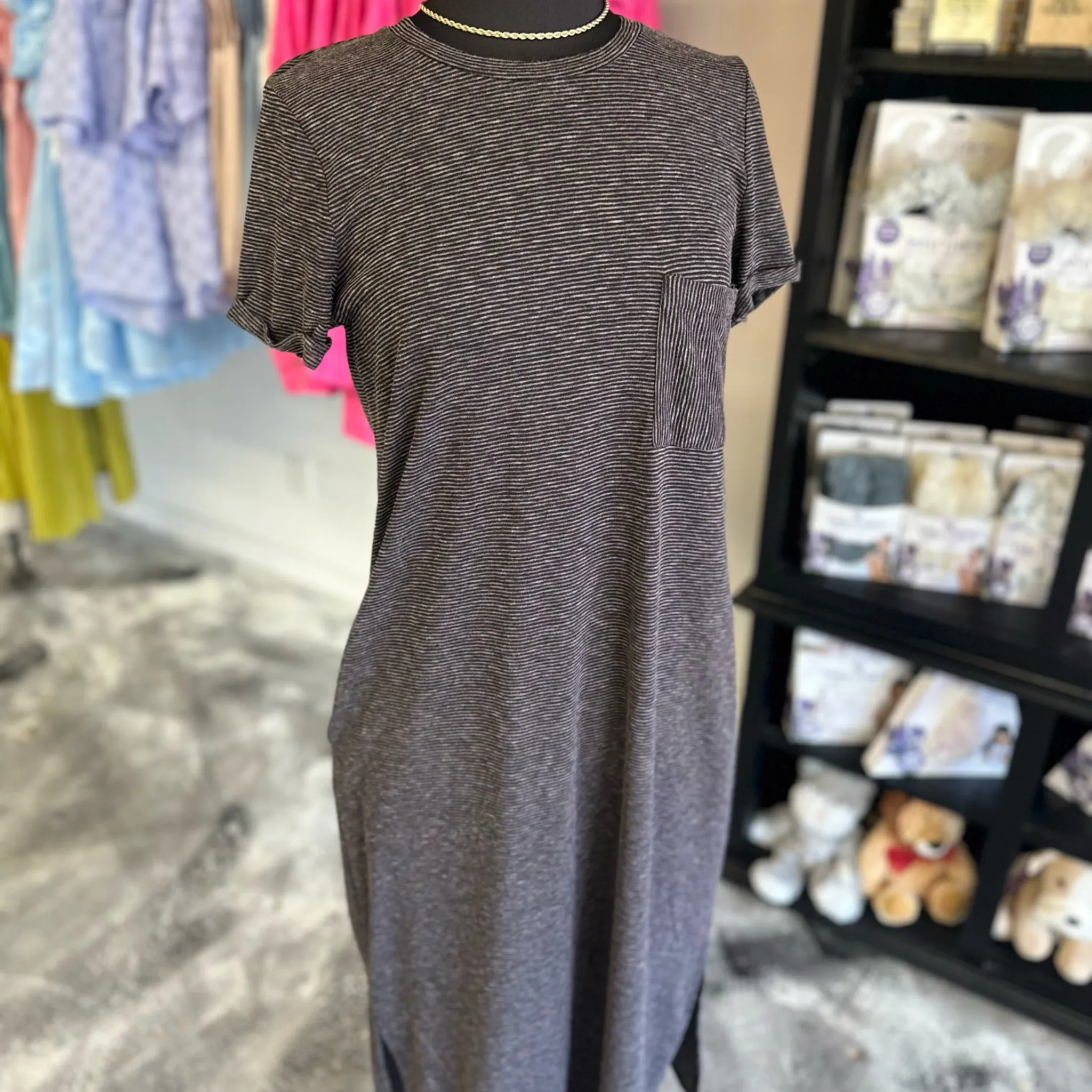 Dressed Like A Daydream Black Tee Dress