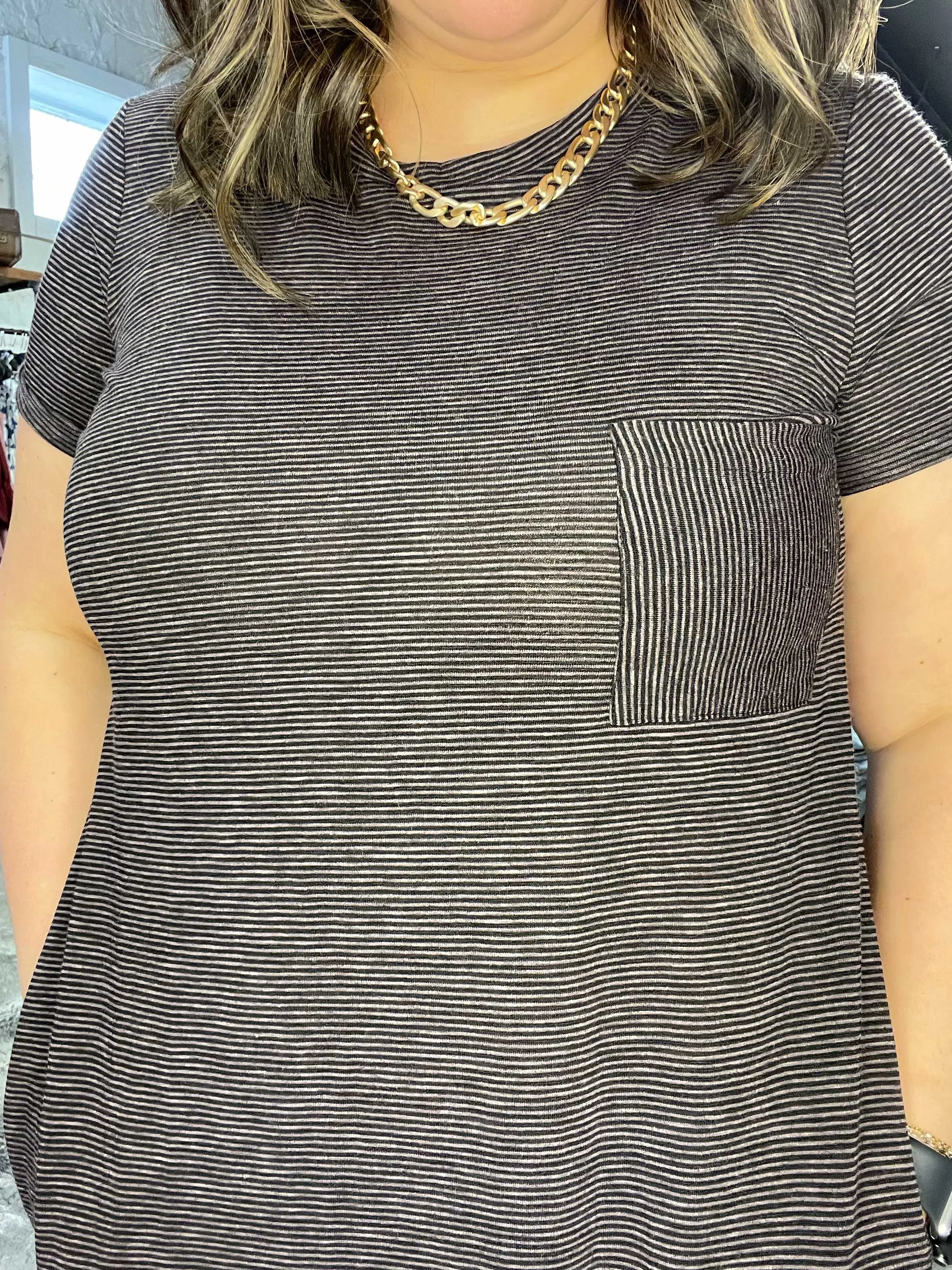 Dressed Like A Daydream Black Tee Dress
