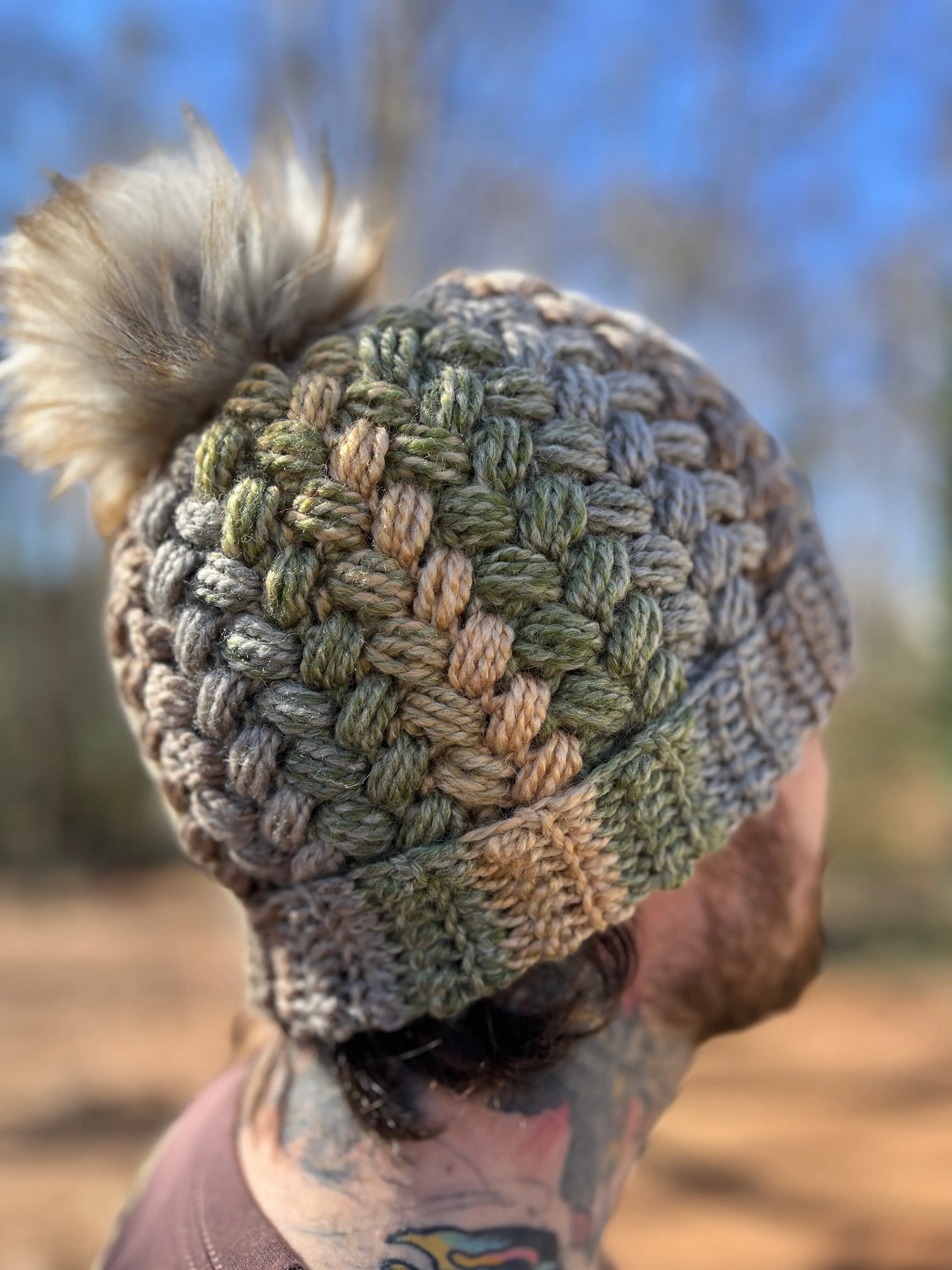 Earthy Puffs-A-Plenty Hat - Adult Large