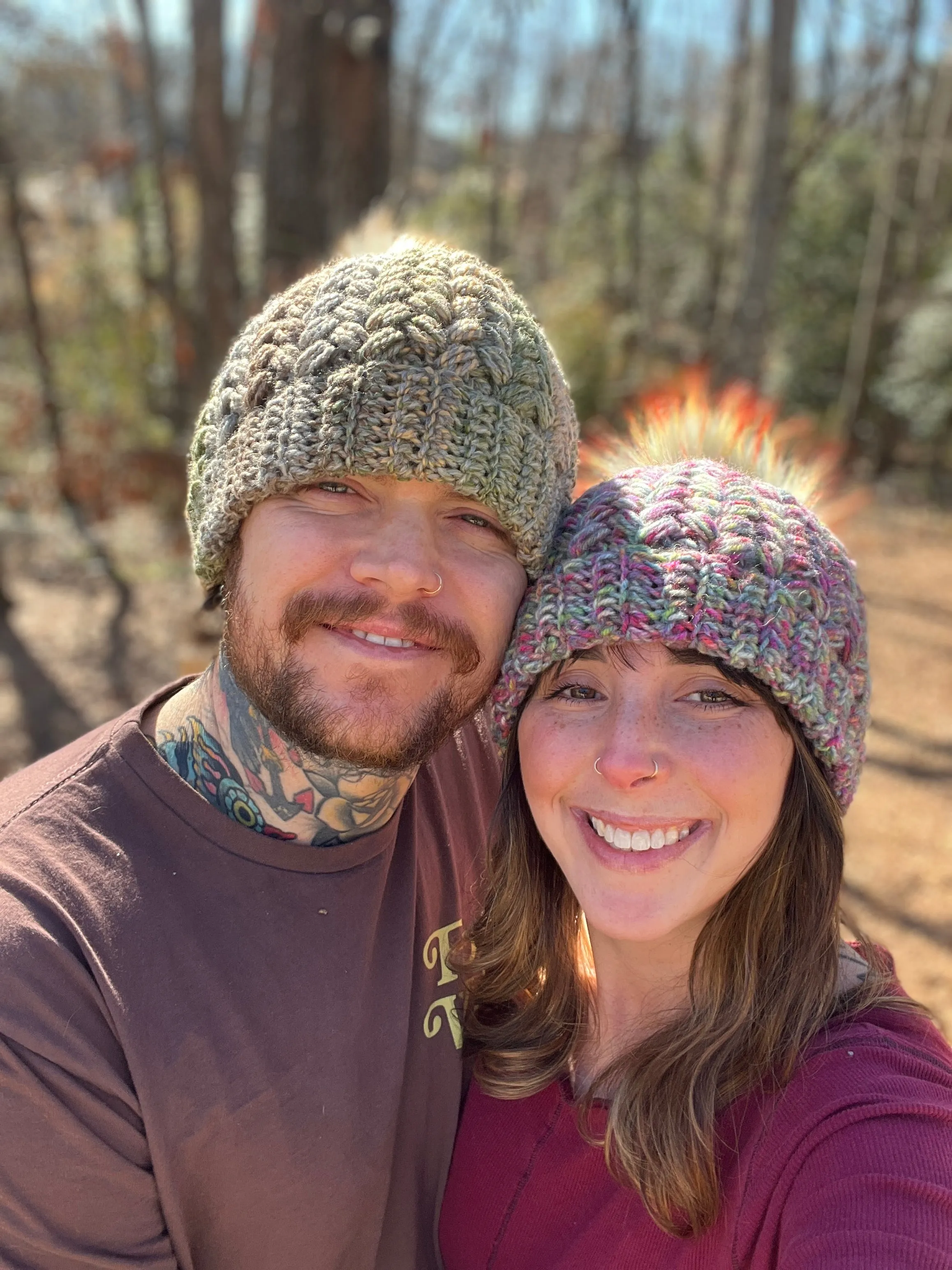Earthy Puffs-A-Plenty Hat - Adult Large