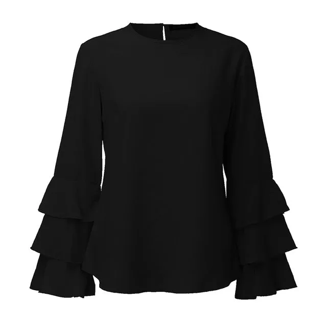 Elegant 3/4 Sleeve Blouse