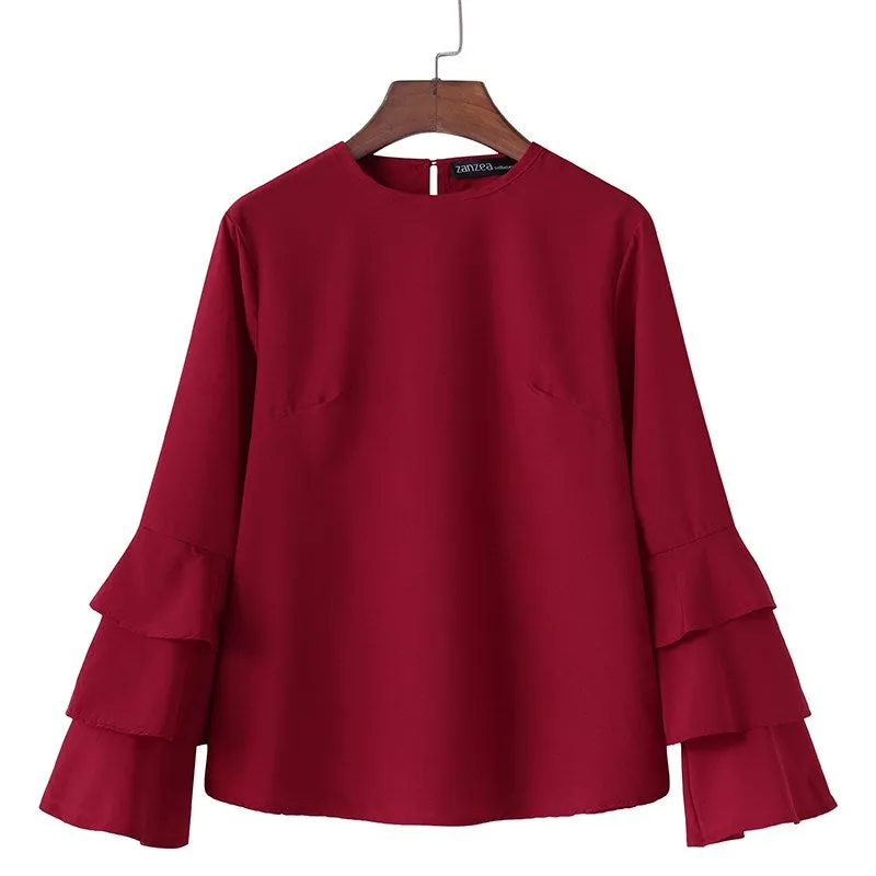 Elegant 3/4 Sleeve Blouse