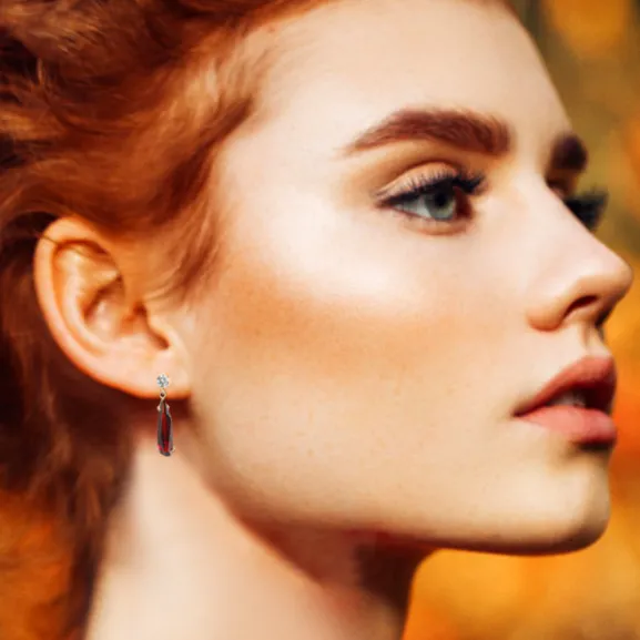 Elegant Autumn Drop Earrings