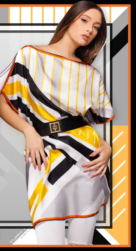 ELEGANT STRIPE TUNIC/DRESS