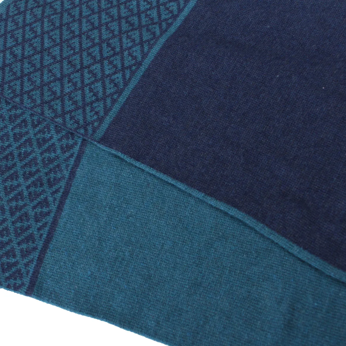 Fendi | FF Logo Blue Scarf