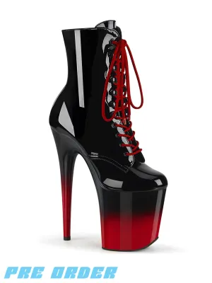 FLAMINGO-1020 BLACK & RED PATENT ✰ PRE ORDER ✰