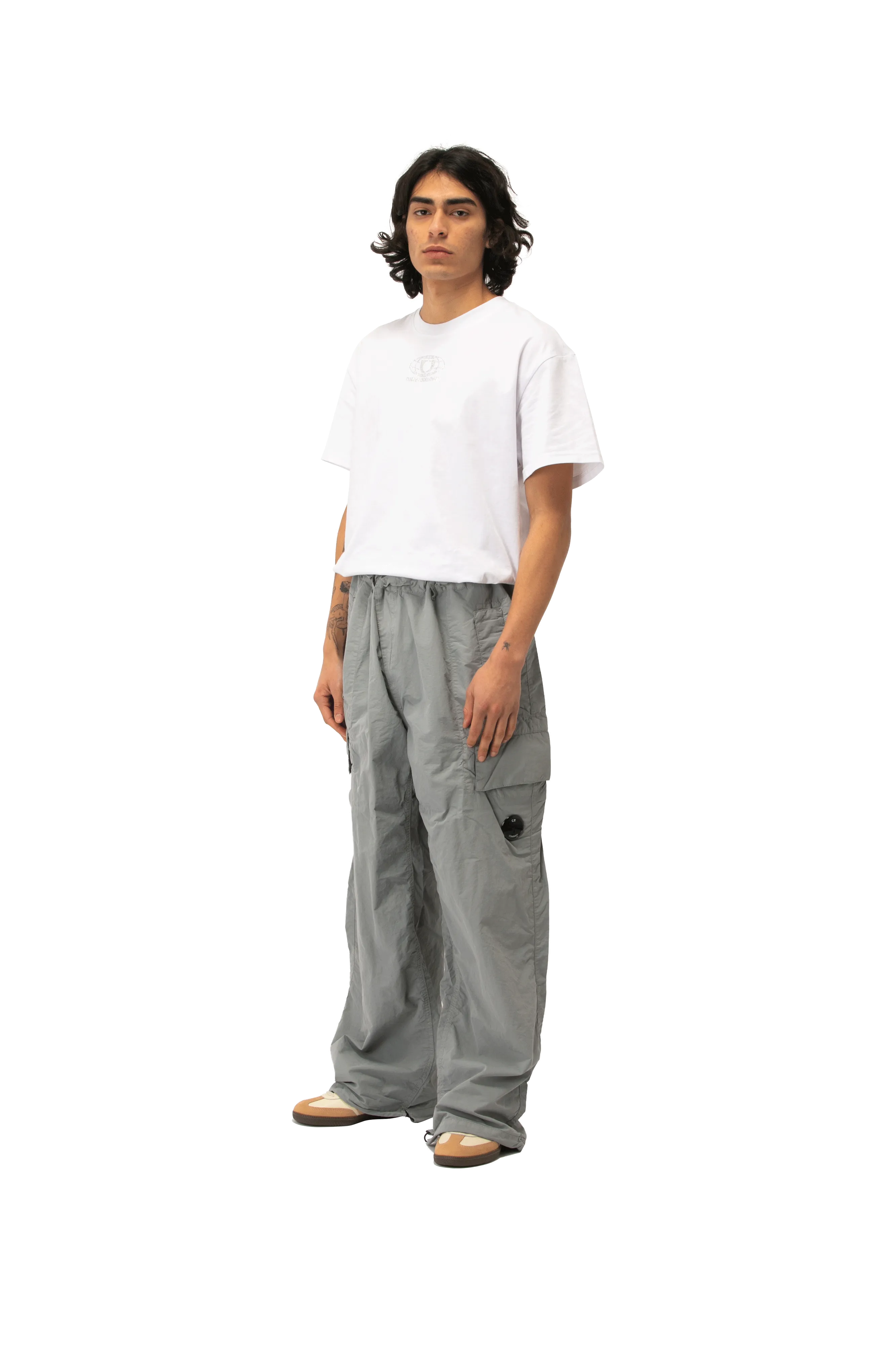 Flatt Nylon Oversized Cargo Pants