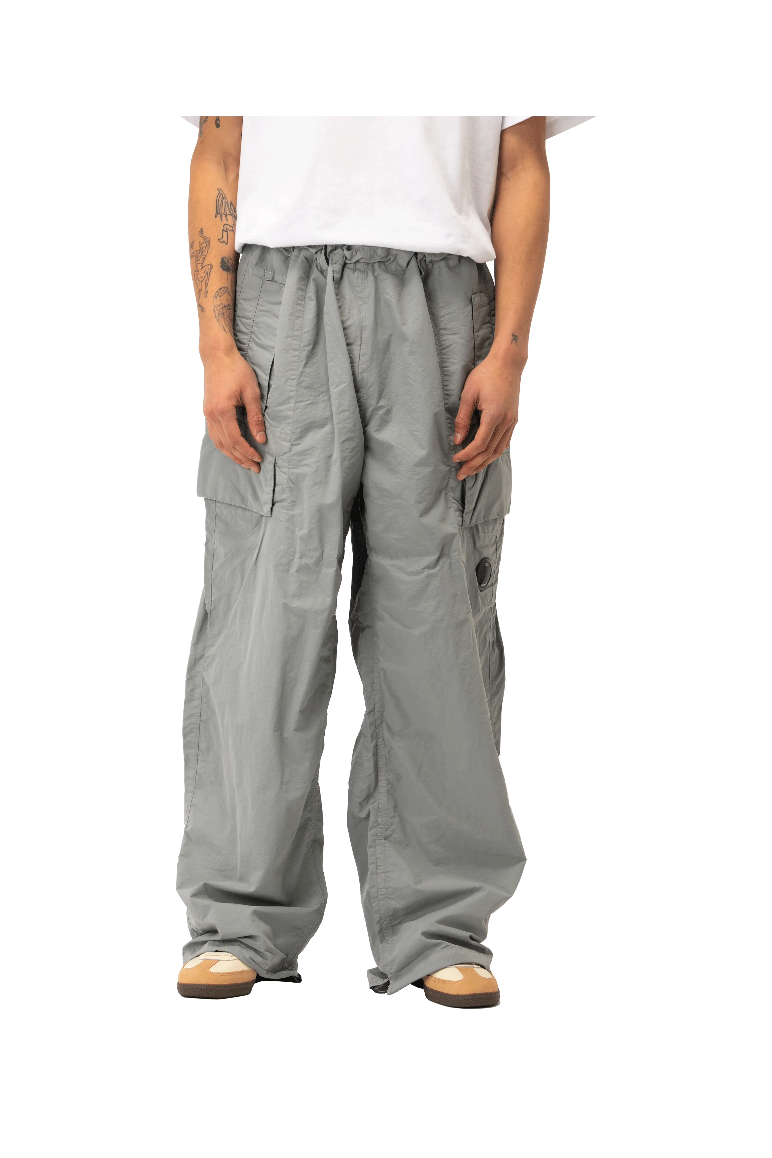 Flatt Nylon Oversized Cargo Pants