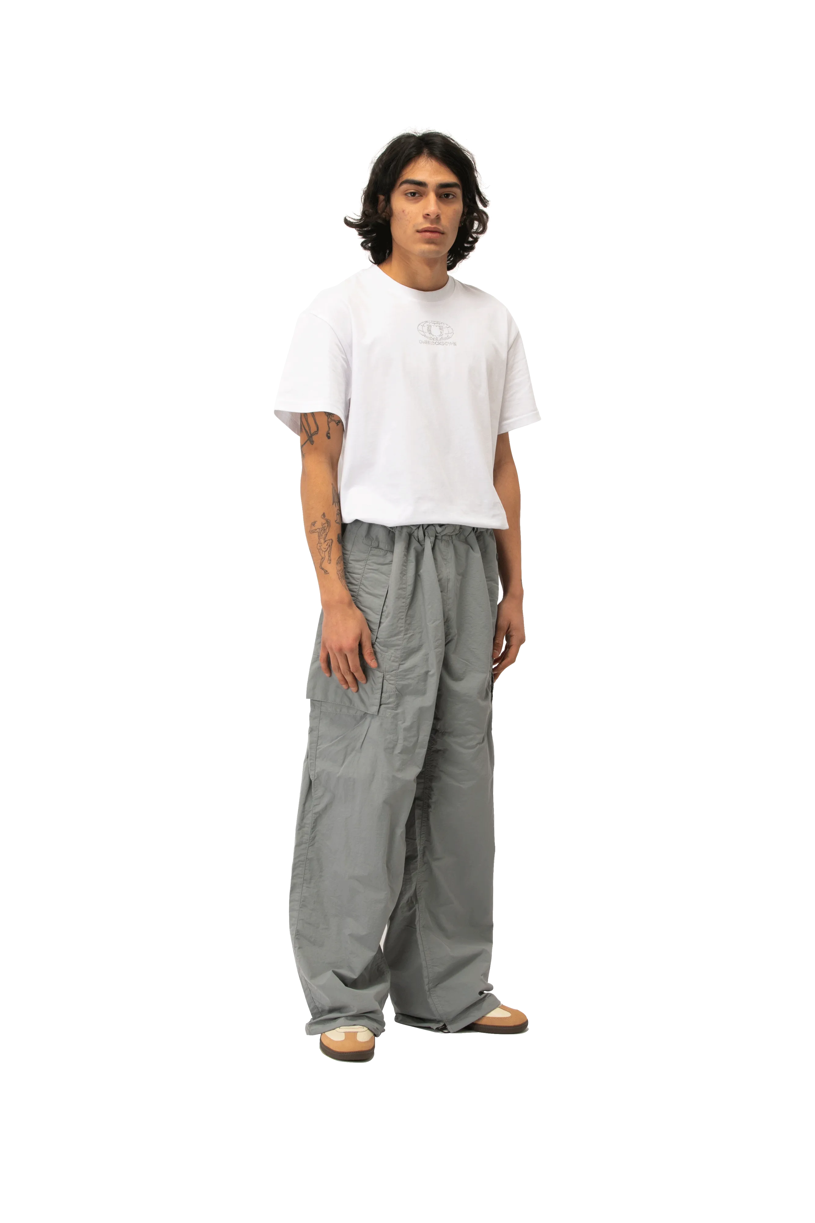 Flatt Nylon Oversized Cargo Pants