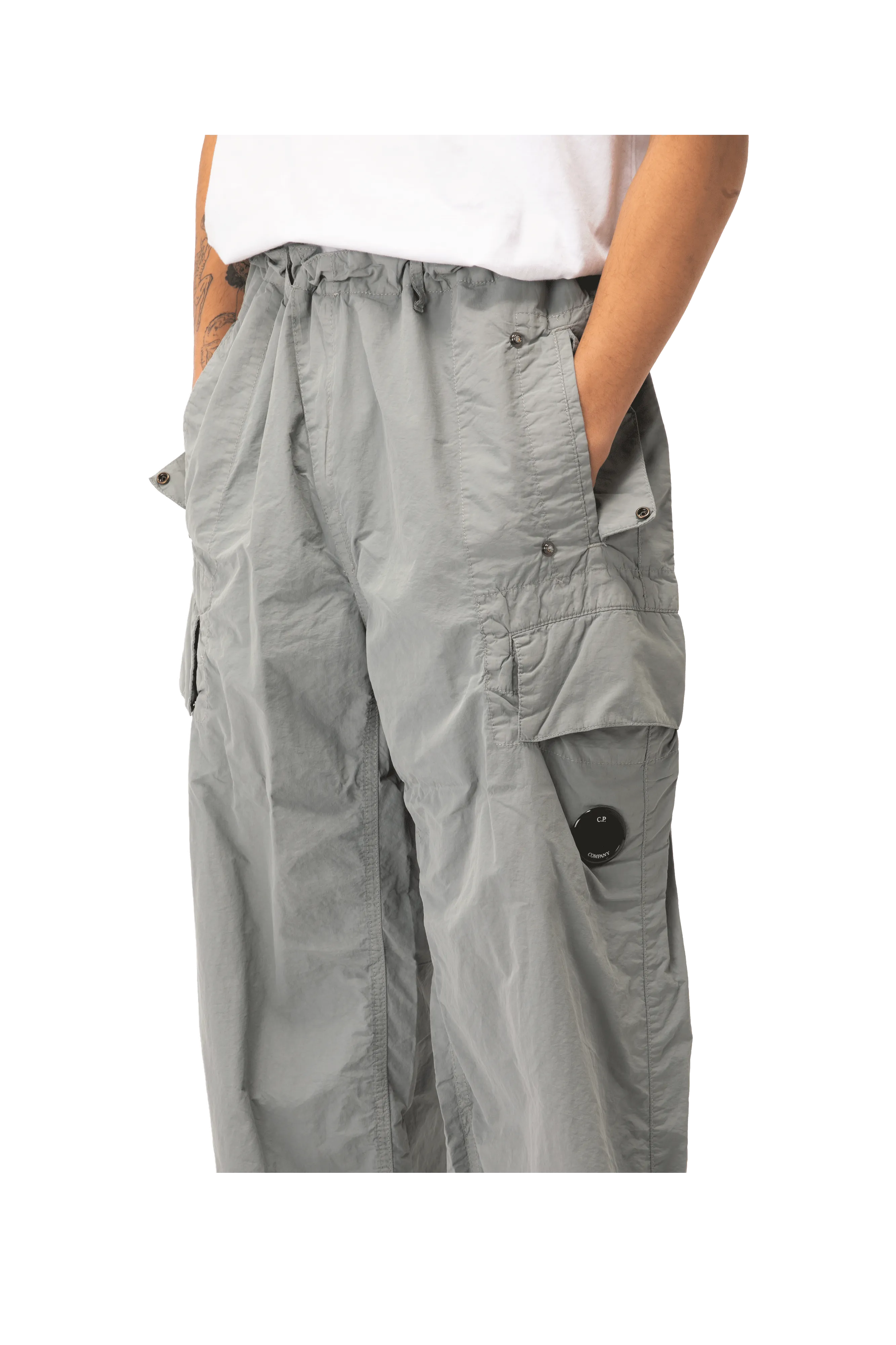 Flatt Nylon Oversized Cargo Pants