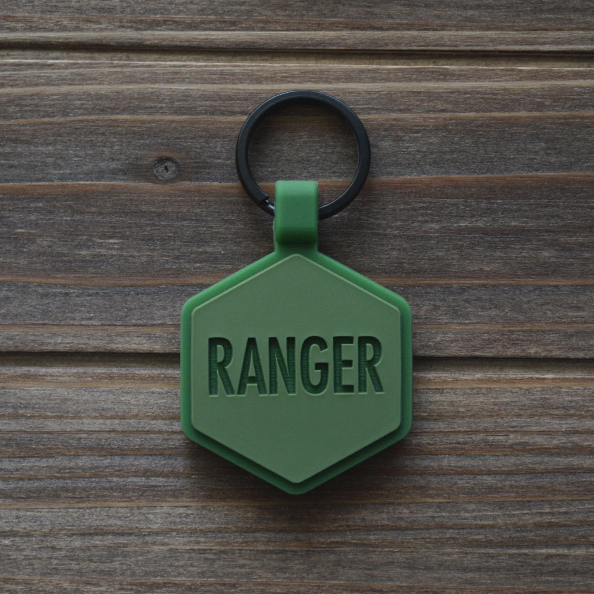 Forest Green Silicone ID Tag
