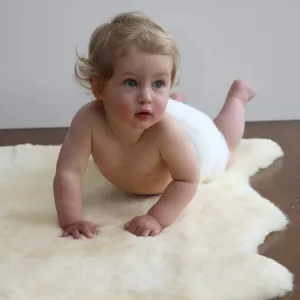 [Free Expedited Shipping] Infantcare Sheepskin Rug in Short Hair by Auskin