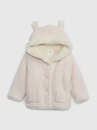 Gap knit sherpa lined jacket size 3-6m
