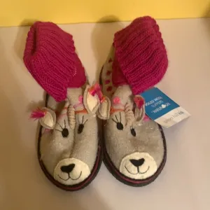 Garnet Hill Wool Slipper Booties 4