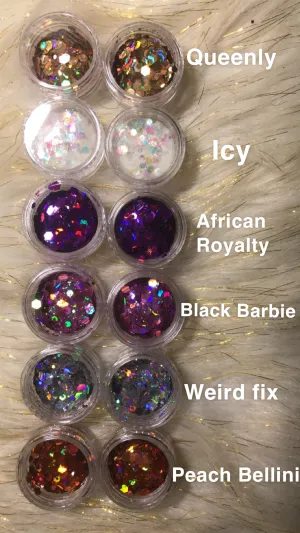 Glitz and Glam Glitter eyeshadow (Chunky)