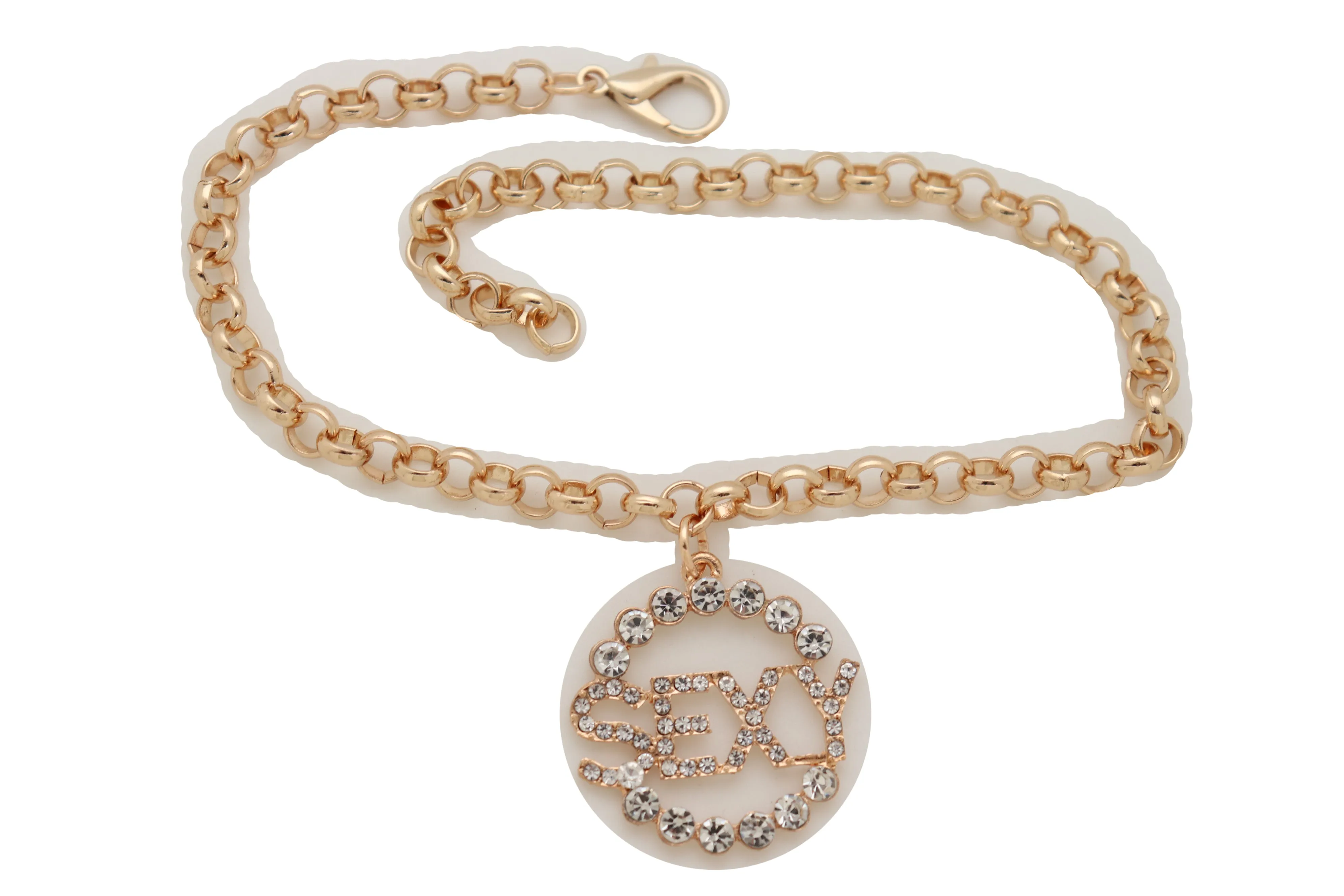 Gold Metal Chain Boot Bracelet Anklet Shoe SEXY Charm Hood
