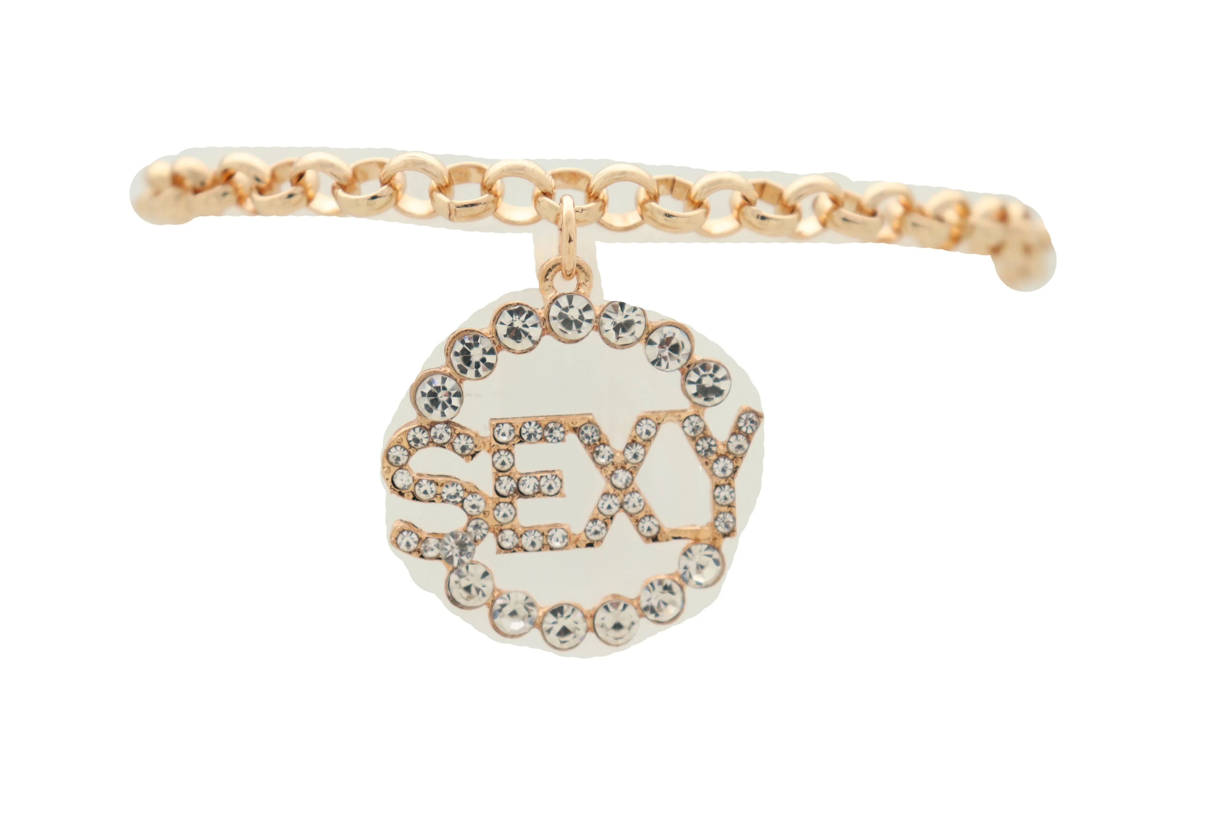 Gold Metal Chain Boot Bracelet Anklet Shoe SEXY Charm Hood