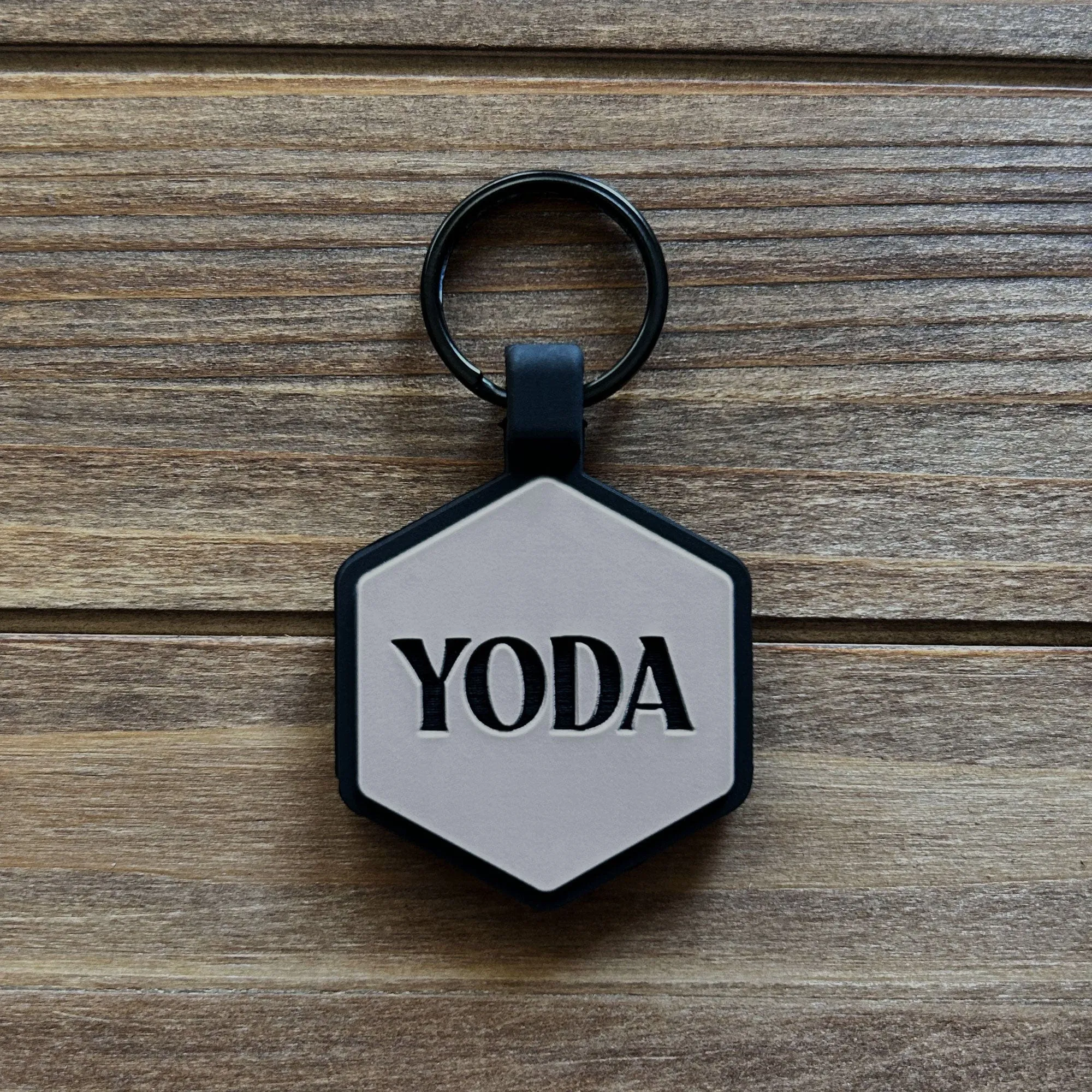Grey Silicone ID Tag