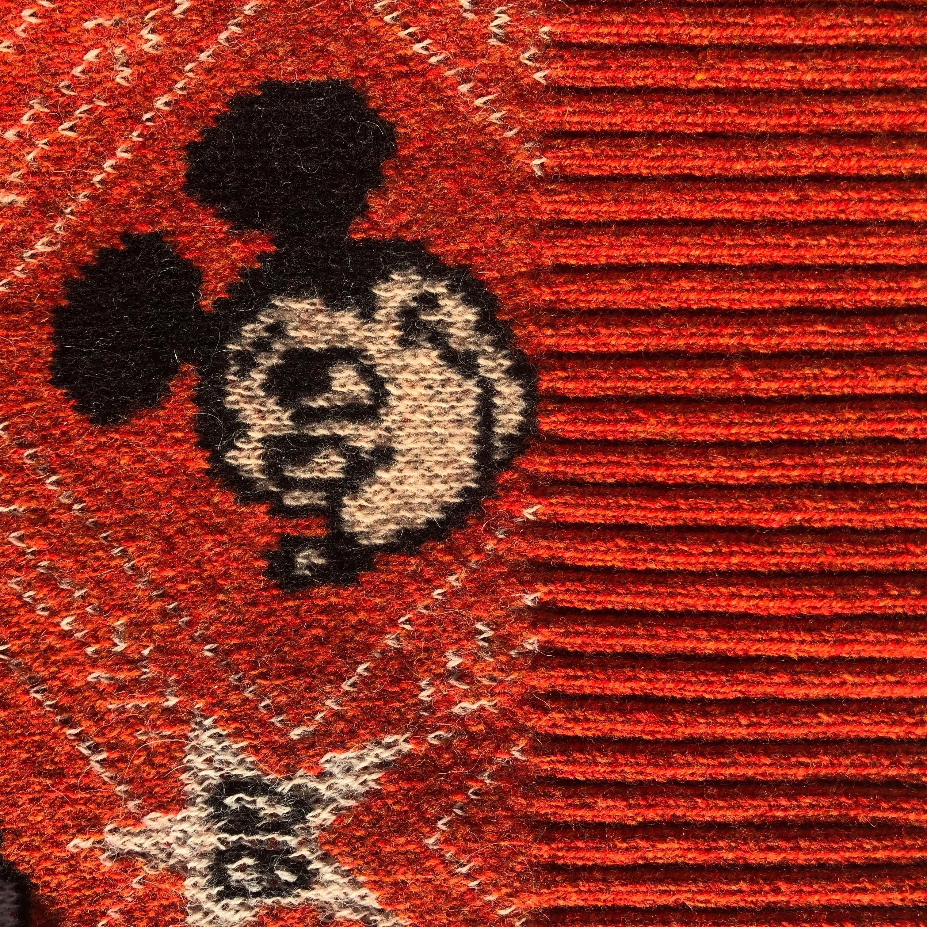 Gucci x Disney Jacquard-knit Beanie Hat in Orange