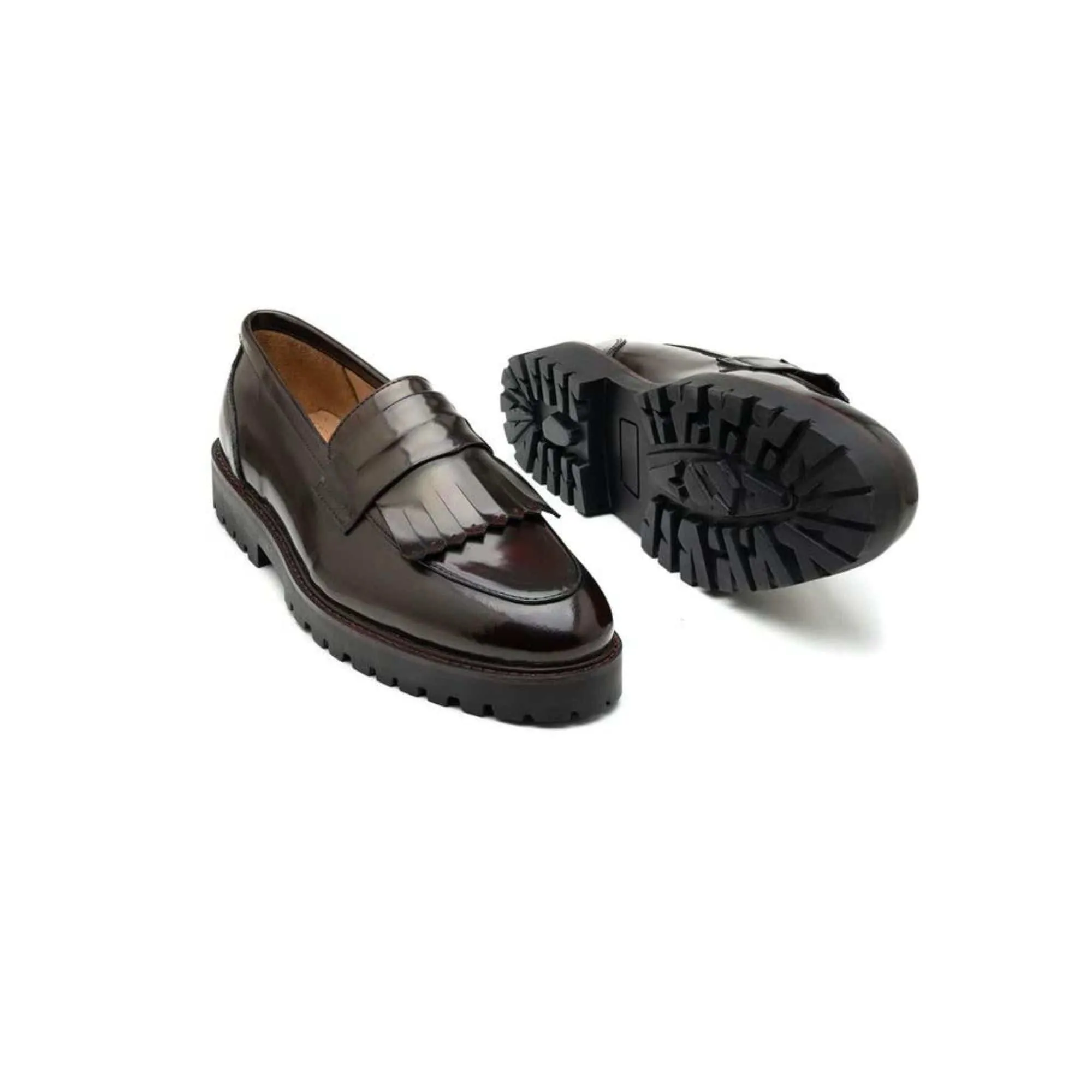 Handmade Custom Patent Leather Mens Loafers