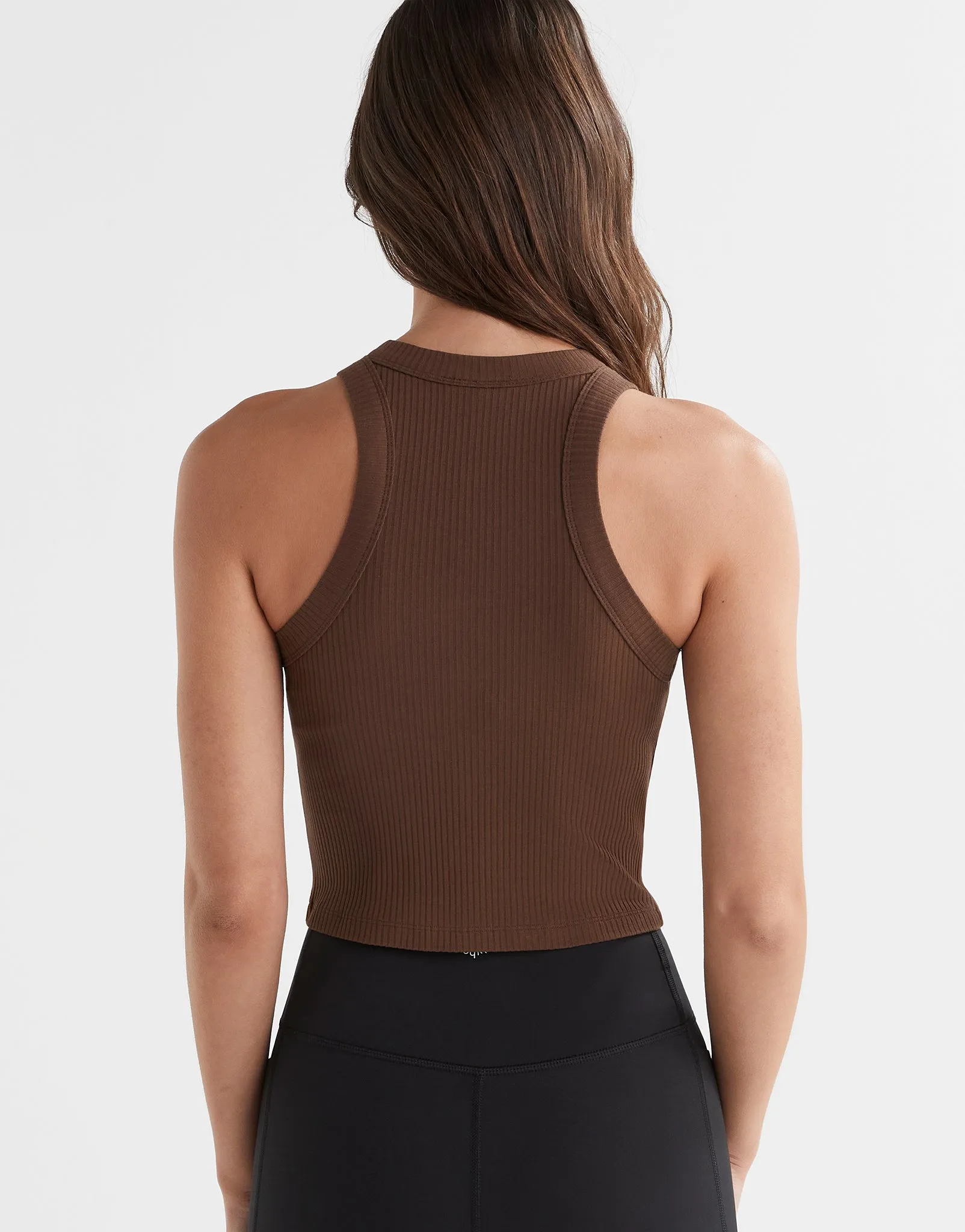HARMONY Ribbed Tank - Scarlett