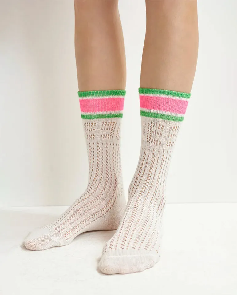 Hitaly Sporty Socks Off White