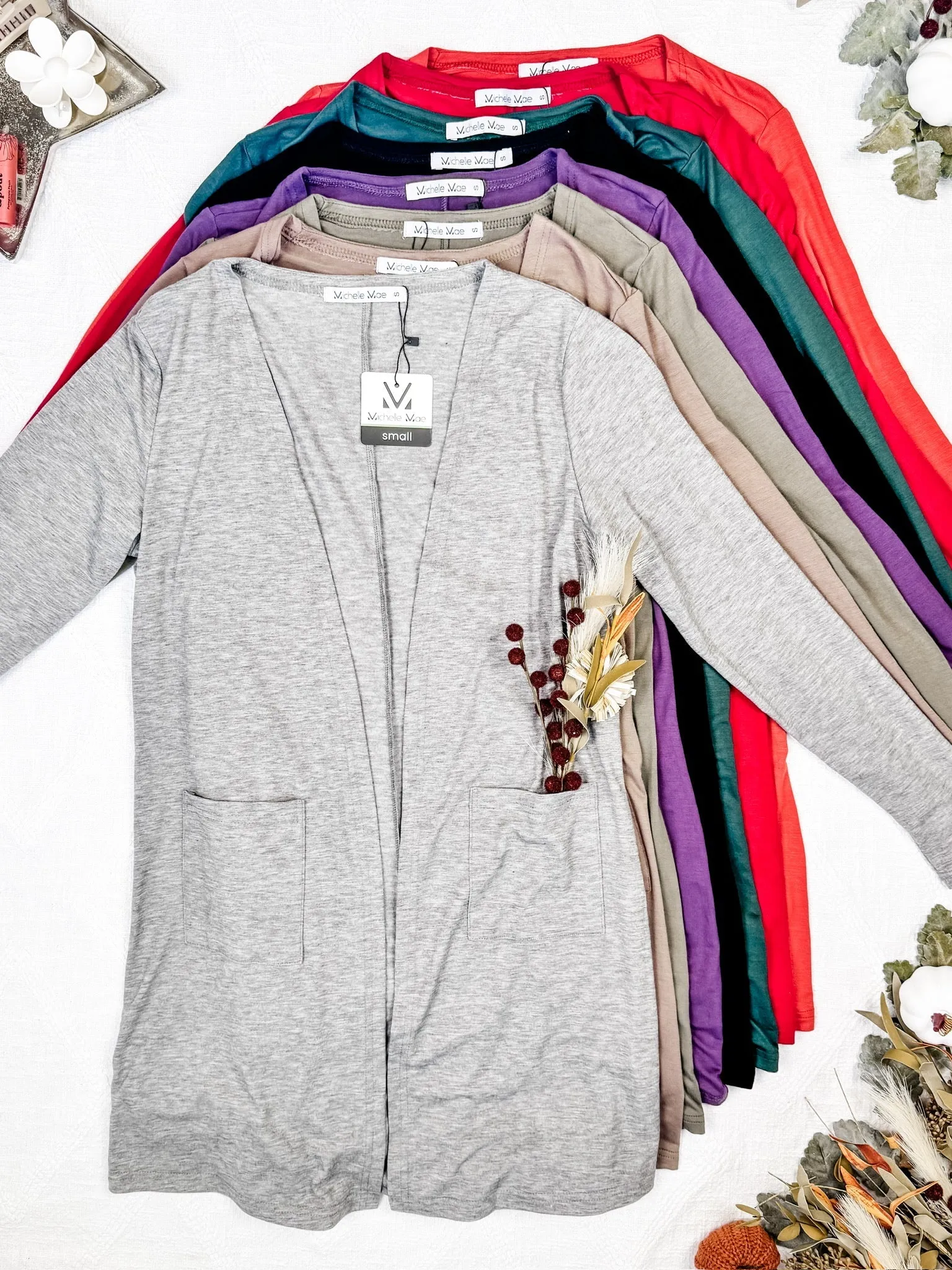 IN STOCK Classic Cardigan - Pumpkin FINAL SALE
