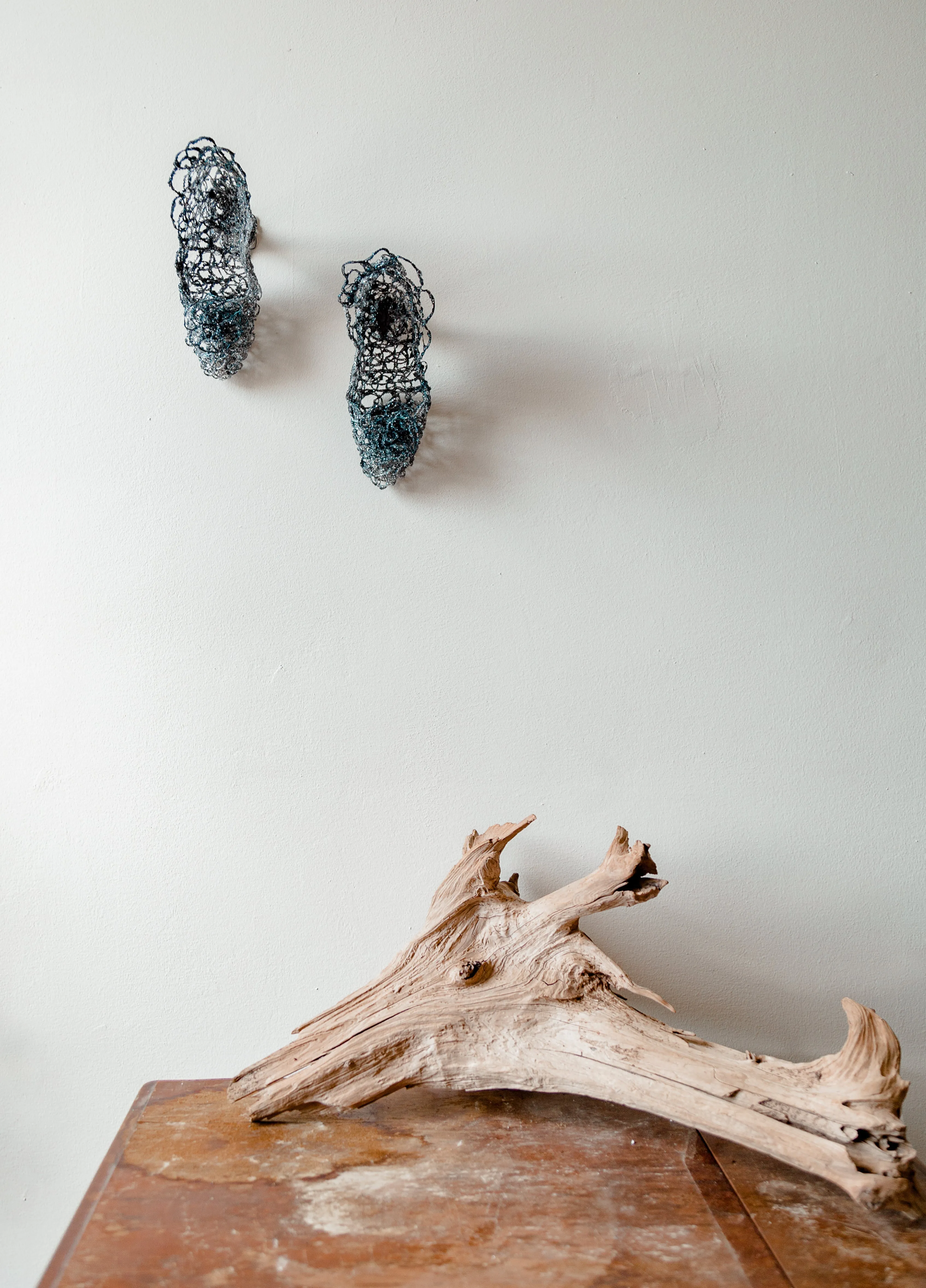 Installed Vinea Crescente (Growing Vine) Shoes