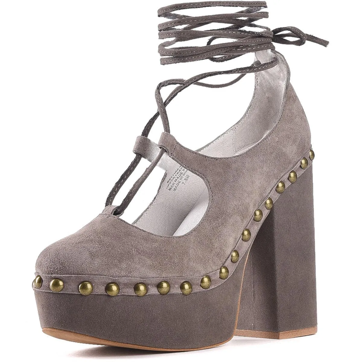 Jeffrey Campbell Bettina Taupe Heels TAUPE SUEDE