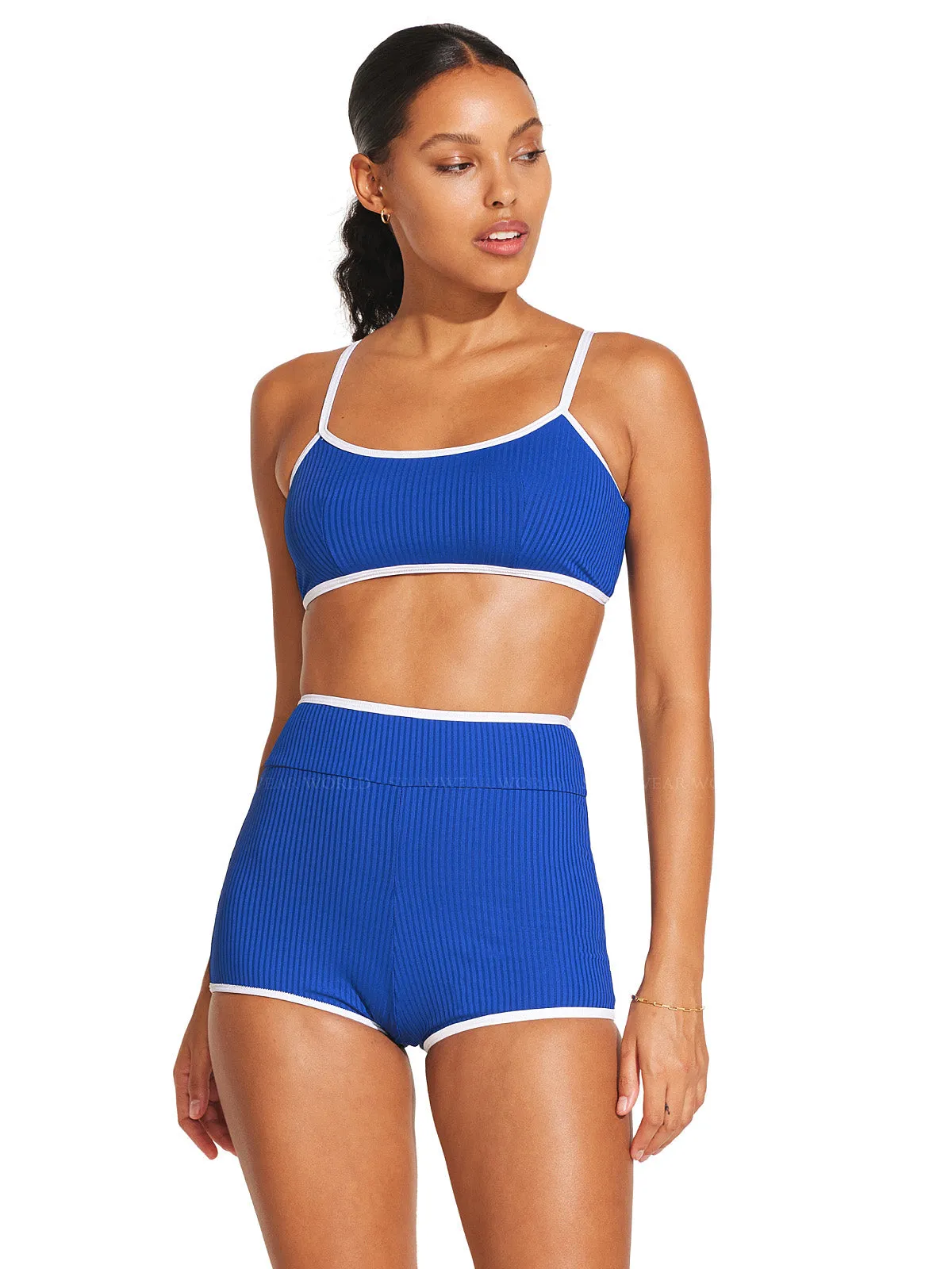Kai Reversible Bralette-Kai Reversible Boy Short Bikini ::RET