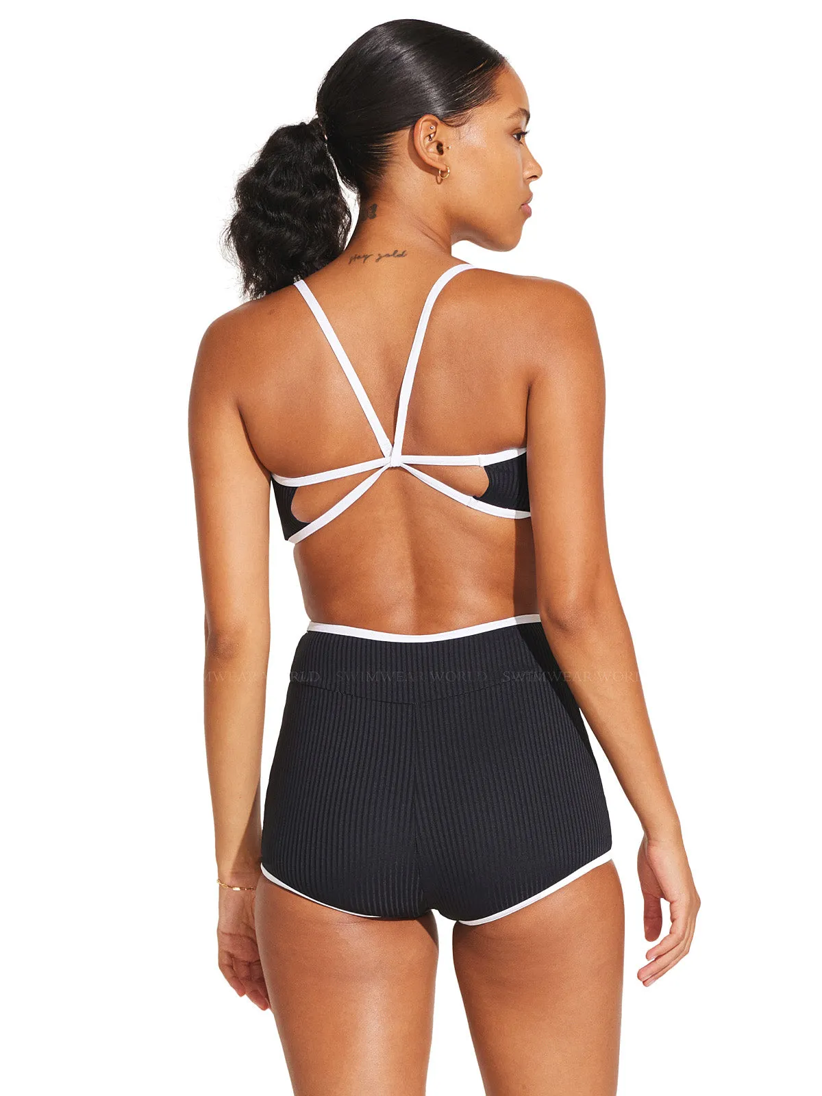 Kai Reversible Bralette-Kai Reversible Boy Short Bikini ::RET