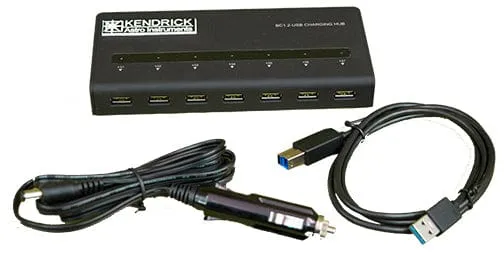 Kendrick 7 Port Active Charging Hub with Internal Heater - 4000-USB-3.0