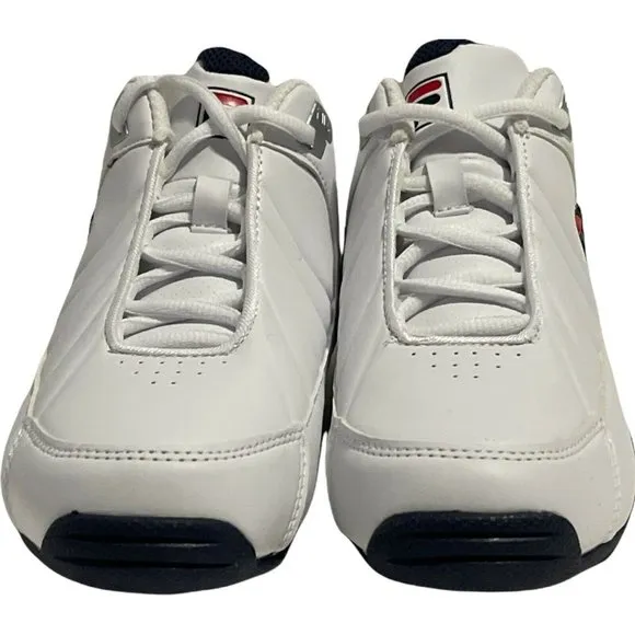Kid’s Sneakers FILA DLS Slam-Basketball Shoe White-Memory Foam Lace Up size 3