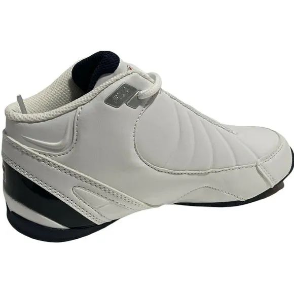 Kid’s Sneakers FILA DLS Slam-Basketball Shoe White-Memory Foam Lace Up size 3