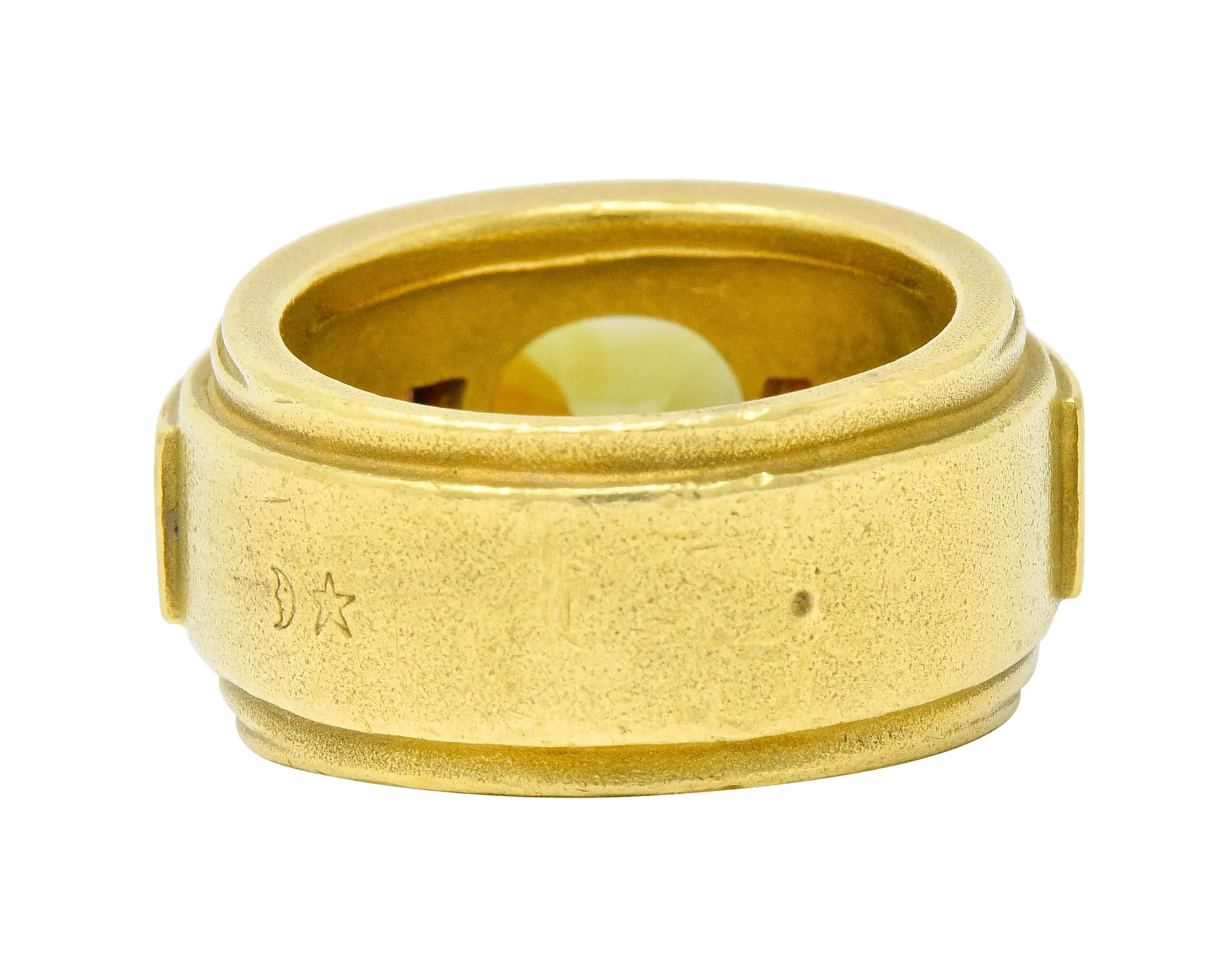 Kieselstein-Cord 3.05 CTW Andalusite Tourmaline 18 Karat Gold Band Ring