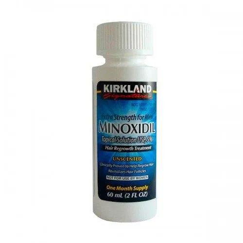Kirkland 2 Months Supply Minoxidil 5% Extra Strength Hair Regrowth For Men Topical Solution