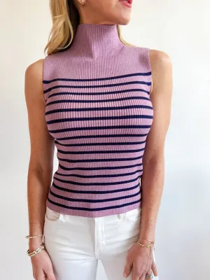 Lavender Stripe Tank Top